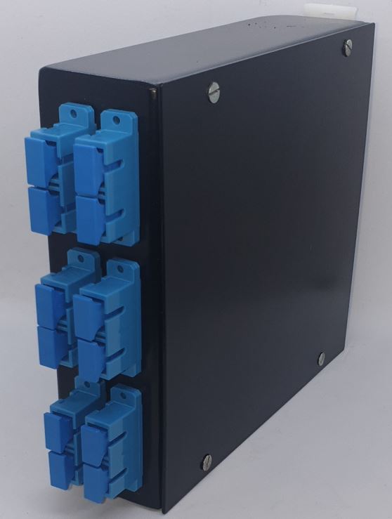SSB DIN Rail Mount Splice Box Patch Panel SC-SC [SSB-6-SC/SC-D-SM ...